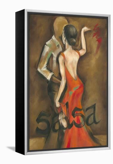 Salsa-Jennifer Goldberger-Framed Stretched Canvas