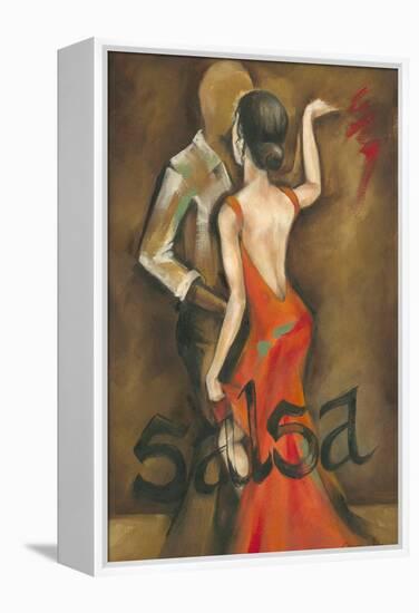 Salsa-Jennifer Goldberger-Framed Stretched Canvas