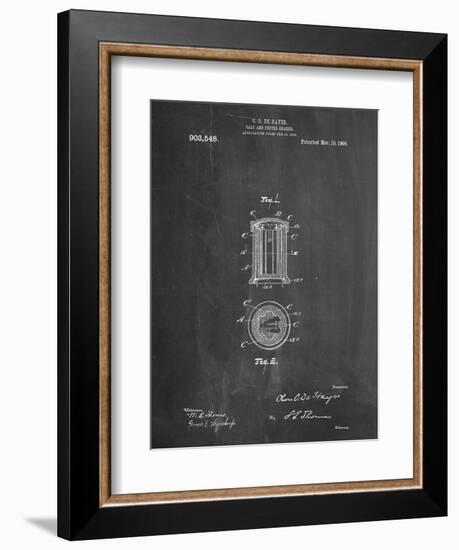 Salt And Pepper Shaker Patent-null-Framed Premium Giclee Print