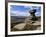 Salt Cellar Rock, Derwent Edge, with Purple Heather Moorland, Peak District National Park, Derbyshi-Neale Clark-Framed Photographic Print