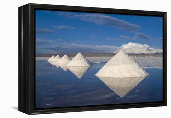 Salt Cones, Salar De Uyuni, Potosi, Bolivia, South America-Gabrielle and Michel Therin-Weise-Framed Premier Image Canvas