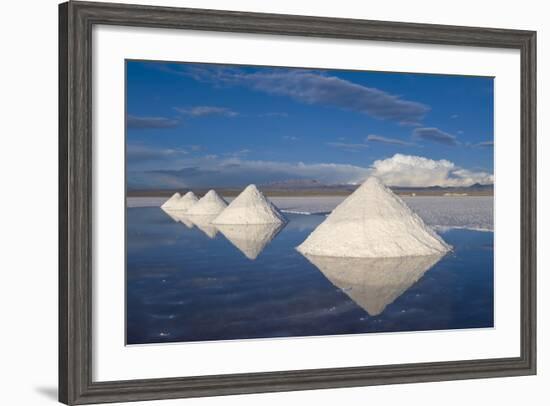 Salt Cones, Salar De Uyuni, Potosi, Bolivia, South America-Gabrielle and Michel Therin-Weise-Framed Photographic Print