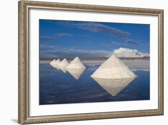 Salt Cones, Salar De Uyuni, Potosi, Bolivia, South America-Gabrielle and Michel Therin-Weise-Framed Photographic Print