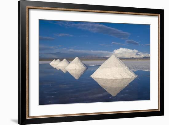 Salt Cones, Salar De Uyuni, Potosi, Bolivia, South America-Gabrielle and Michel Therin-Weise-Framed Photographic Print