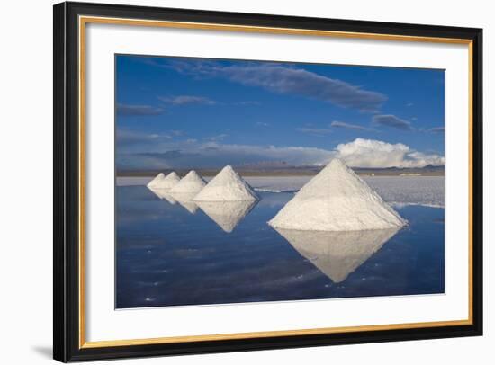 Salt Cones, Salar De Uyuni, Potosi, Bolivia, South America-Gabrielle and Michel Therin-Weise-Framed Photographic Print