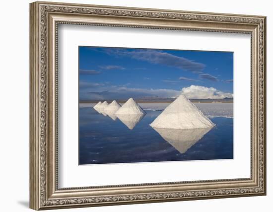 Salt Cones, Salar De Uyuni, Potosi, Bolivia, South America-Gabrielle and Michel Therin-Weise-Framed Photographic Print