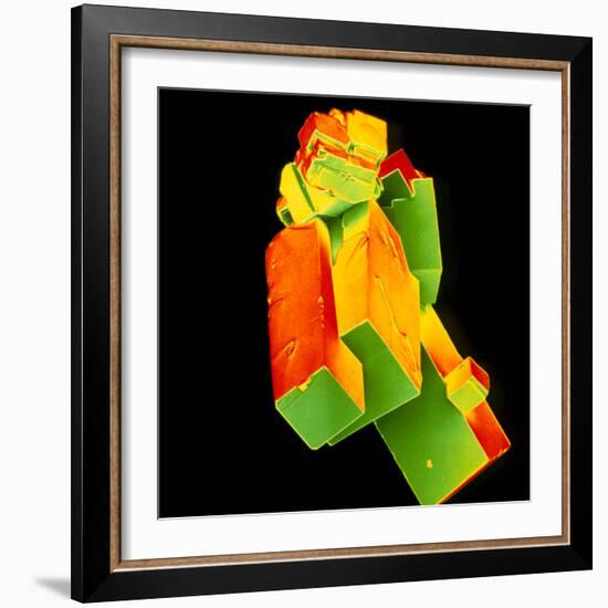 Salt Crystals-Dr. Jeremy Burgess-Framed Premium Photographic Print