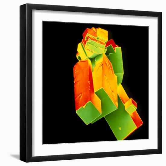 Salt Crystals-Dr. Jeremy Burgess-Framed Premium Photographic Print