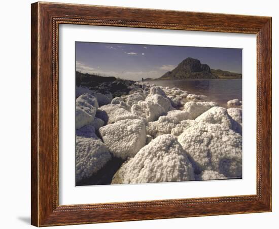 Salt Deposits, Great Salt Lake-Bill Eppridge-Framed Photographic Print