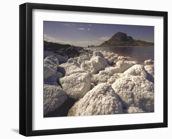 Salt Deposits, Great Salt Lake-Bill Eppridge-Framed Photographic Print
