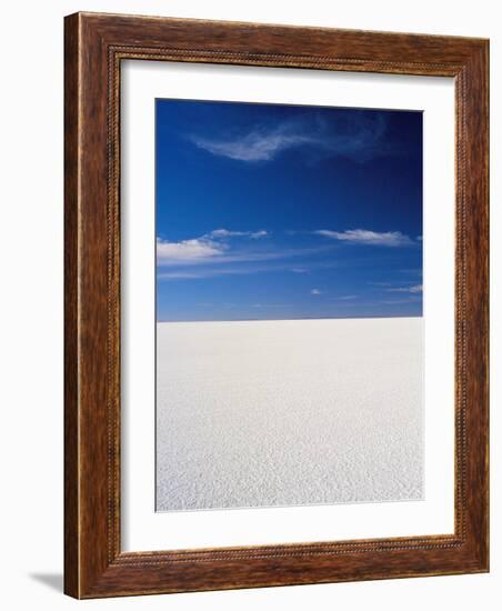 Salt Desert of Uyuni, Bolivia, South America-Mark Chivers-Framed Photographic Print