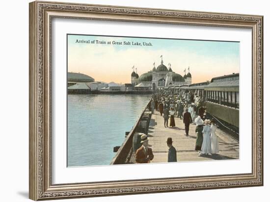 Salt Lake City Train Station-null-Framed Art Print