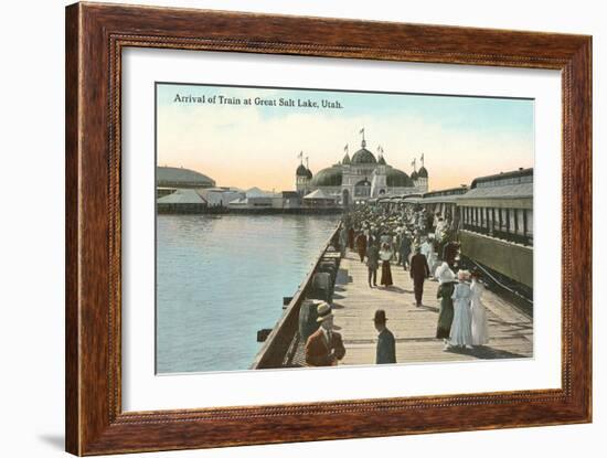 Salt Lake City Train Station-null-Framed Art Print