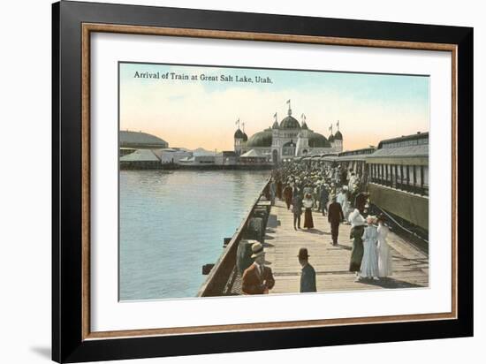 Salt Lake City Train Station-null-Framed Art Print