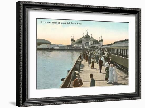 Salt Lake City Train Station-null-Framed Art Print