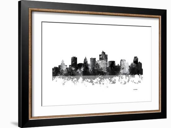 Salt Lake City Utah Skyline BG 1-Marlene Watson-Framed Giclee Print