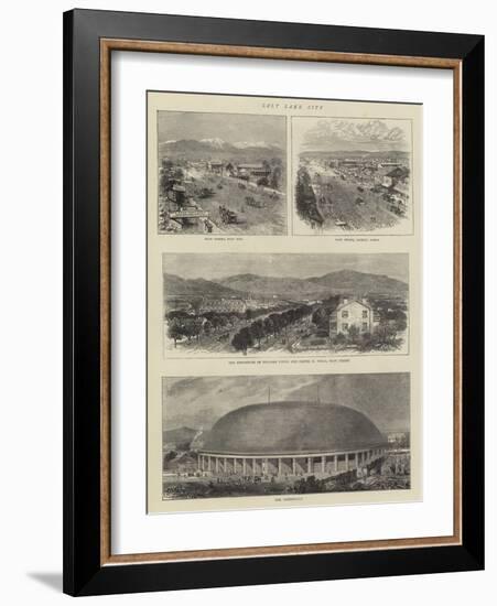 Salt Lake City-null-Framed Giclee Print