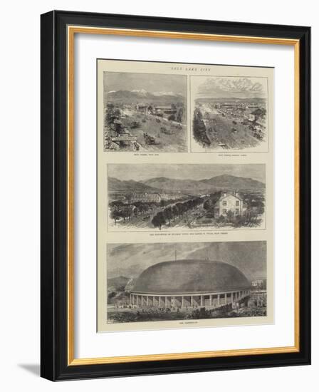 Salt Lake City-null-Framed Giclee Print