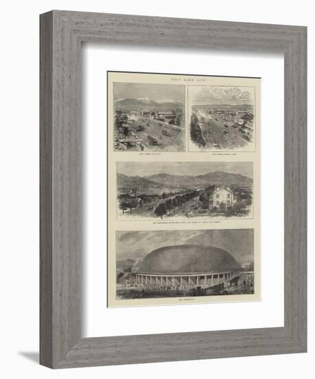 Salt Lake City-null-Framed Giclee Print