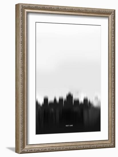 Salt Lake Downtown-NaxArt-Framed Art Print