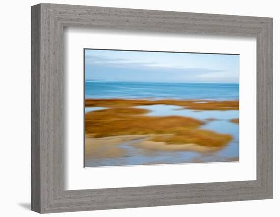 Salt Marsh Abstract-Brooke T. Ryan-Framed Photographic Print