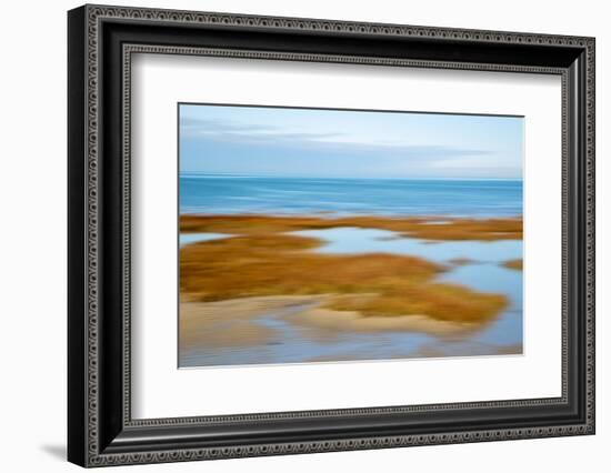 Salt Marsh Abstract-Brooke T. Ryan-Framed Photographic Print