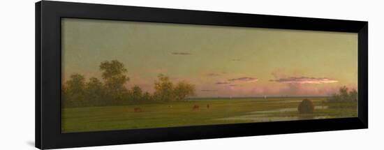 Salt Marsh at Southport, Connecticut, c.1862-1863-Martin Johnson Heade-Framed Giclee Print