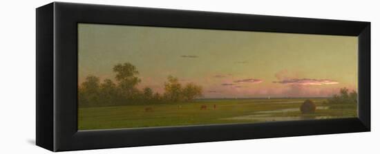 Salt Marsh at Southport, Connecticut, c.1862-1863-Martin Johnson Heade-Framed Premier Image Canvas