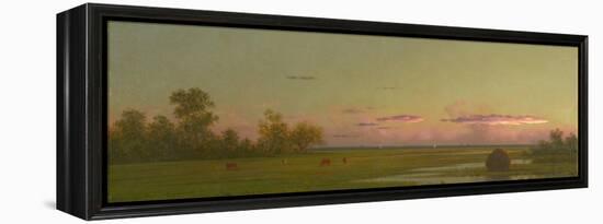 Salt Marsh at Southport, Connecticut, c.1862-1863-Martin Johnson Heade-Framed Premier Image Canvas