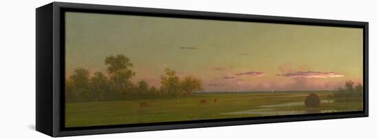 Salt Marsh at Southport, Connecticut, c.1862-1863-Martin Johnson Heade-Framed Premier Image Canvas