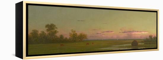 Salt Marsh at Southport, Connecticut, c.1862-1863-Martin Johnson Heade-Framed Premier Image Canvas