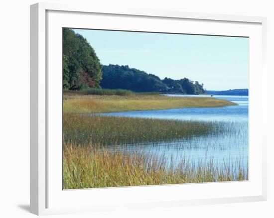 Salt Marsh Bordering the Royal River, Maine, USA-Jerry & Marcy Monkman-Framed Photographic Print