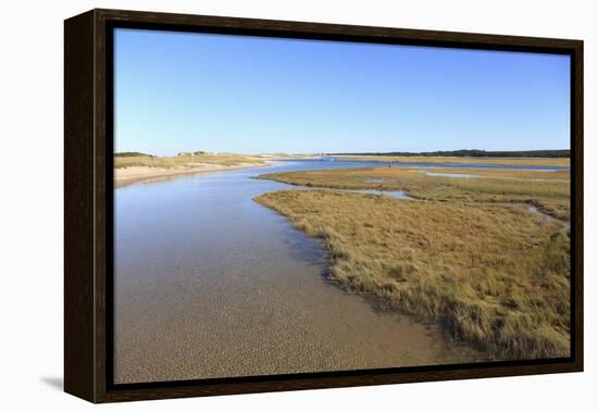 Salt Marsh, Sandwich, Cape Cod, Massachusetts, New England, United States of America, North America-Wendy Connett-Framed Premier Image Canvas