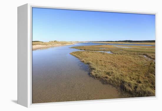 Salt Marsh, Sandwich, Cape Cod, Massachusetts, New England, United States of America, North America-Wendy Connett-Framed Premier Image Canvas