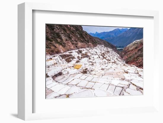 Salt Pans (Salinas De Maras), Maras, Near Cusco (Cuzco), Peru, South America-Matthew Williams-Ellis-Framed Photographic Print