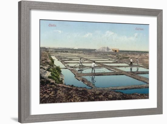 Salt Ponds, Cadiz, Spain-null-Framed Photographic Print