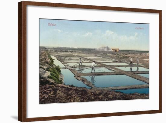 Salt Ponds, Cadiz, Spain-null-Framed Photographic Print