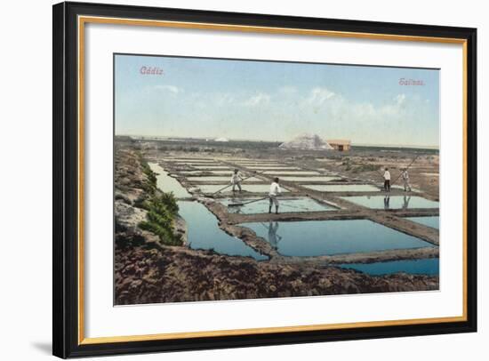 Salt Ponds, Cadiz, Spain-null-Framed Photographic Print