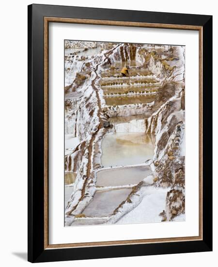 Salt Ponds, Maras, Peru-Diane Johnson-Framed Photographic Print