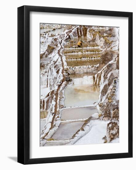 Salt Ponds, Maras, Peru-Diane Johnson-Framed Photographic Print
