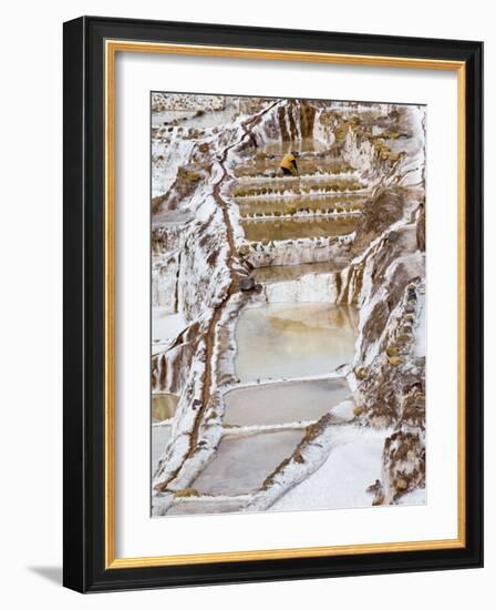 Salt Ponds, Maras, Peru-Diane Johnson-Framed Photographic Print