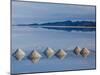 Salt Pyramids Wait for the Sun in a Flooded Salf Flat in Uyuni,-Sergio Ballivian-Mounted Photographic Print