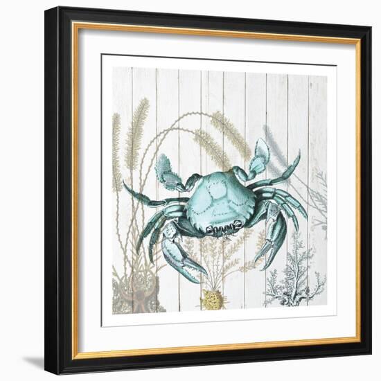 Salt Water Blue-Sheldon Lewis-Framed Art Print