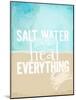 Salt Water Heals Everything-The Saturday Evening Post-Mounted Giclee Print