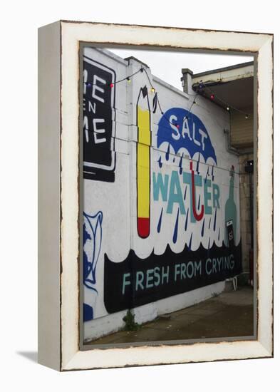 Salt Water-Banksy-Framed Premier Image Canvas