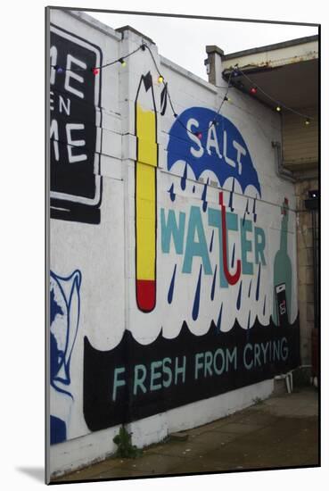Salt Water-Banksy-Mounted Premium Giclee Print