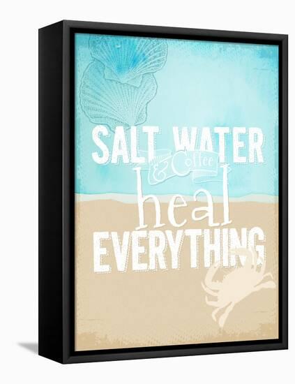 Salt Water-null-Framed Premier Image Canvas