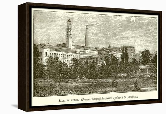 Saltaire Works-English School-Framed Premier Image Canvas