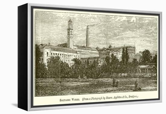 Saltaire Works-English School-Framed Premier Image Canvas