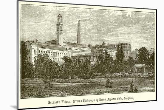 Saltaire Works-English School-Mounted Giclee Print